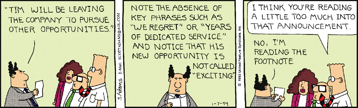 Dilbert Cartoon